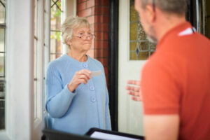 door salesperson